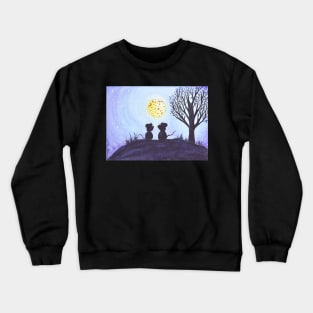 Cheese dreams - Two mice on the date Crewneck Sweatshirt